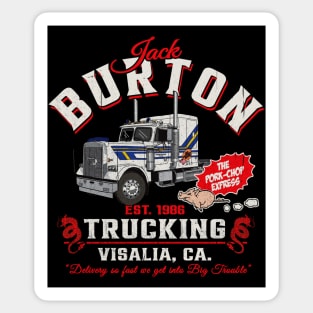 Jack Burton Pork Chop Express Trucking Sticker